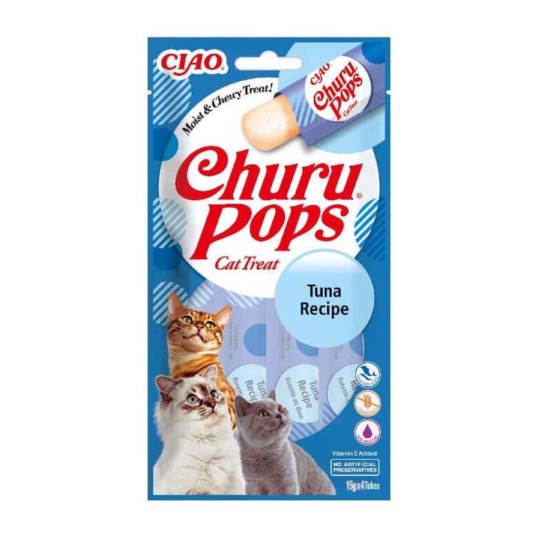 Churu Palitos Pops Receta de Atún para gatos, , large image number null